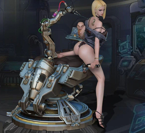 Киберпанк Cyberpunk  Адроид Android Коллекционная Фигурка Аниме