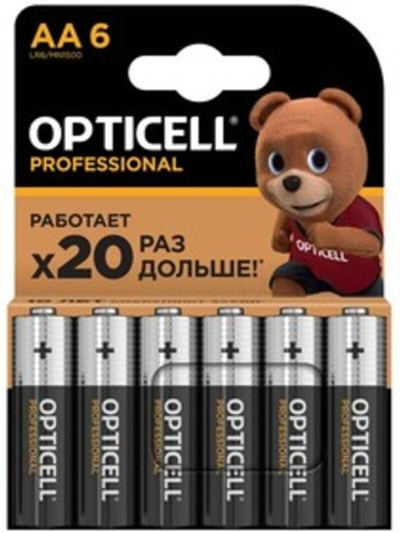 Батарейки Opticell Professional LR6 к-т 6шт