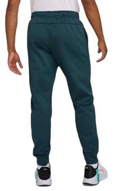 Мужские теннисные штаны Nike Therma-FIT Tapered фитнес Pants - deep jungle/deep jungle/black