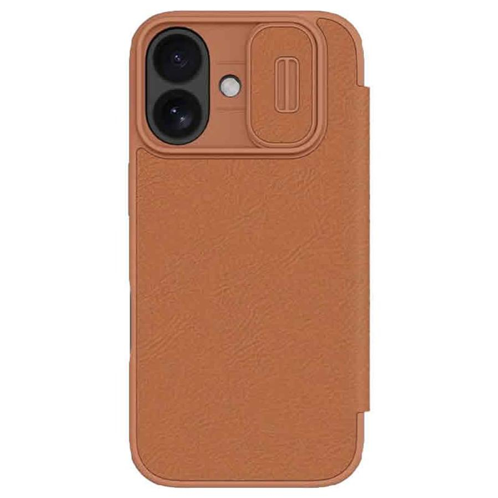 Кожаный чехол-книжка Nillkin Leather Qin Pro для iPhone 17
