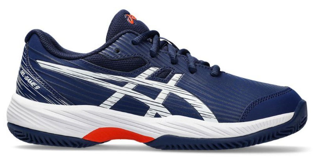 детские Кроссовки теннисные Asics Gel-Game 9 GS - небесный