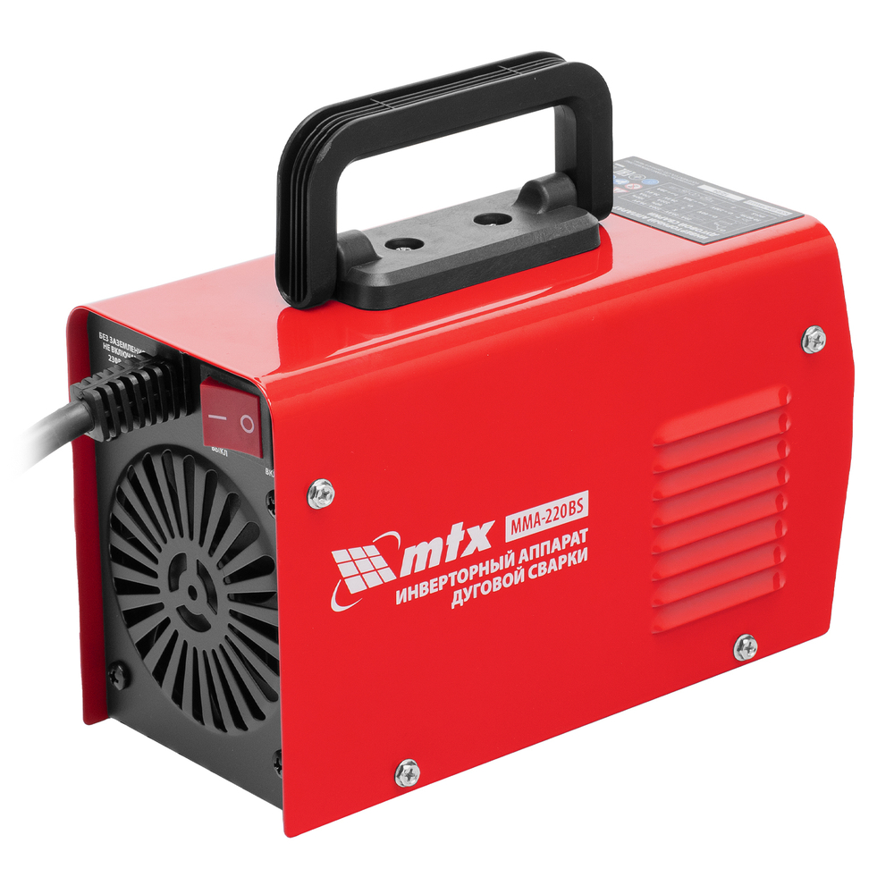 Инверторный аппарат дуговой сварки MMA-220BS, 220 А, ПВ 60% MTX