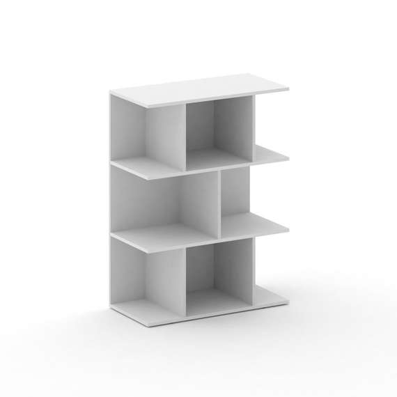 Стеллаж открытый широкий средний CRU.SO-200 Белый Бриллиант UM 896*460*1202