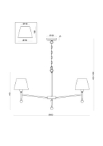 Подвесной светильник Freya FR2190PL-07N
