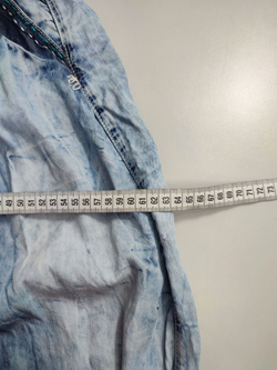 Джинсы-бананы с вареным эффектом 44 размер