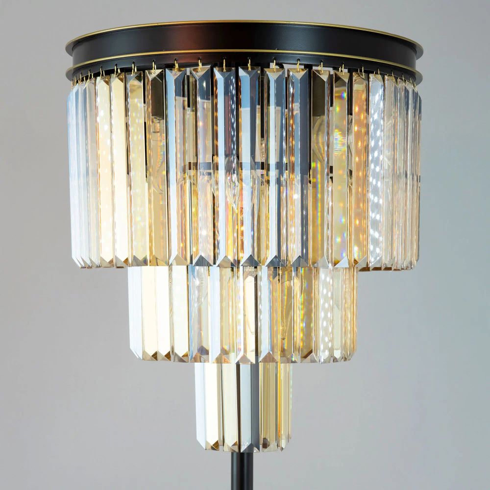 Citilux Мартин CL332992 Торшер хрустальный Шампань