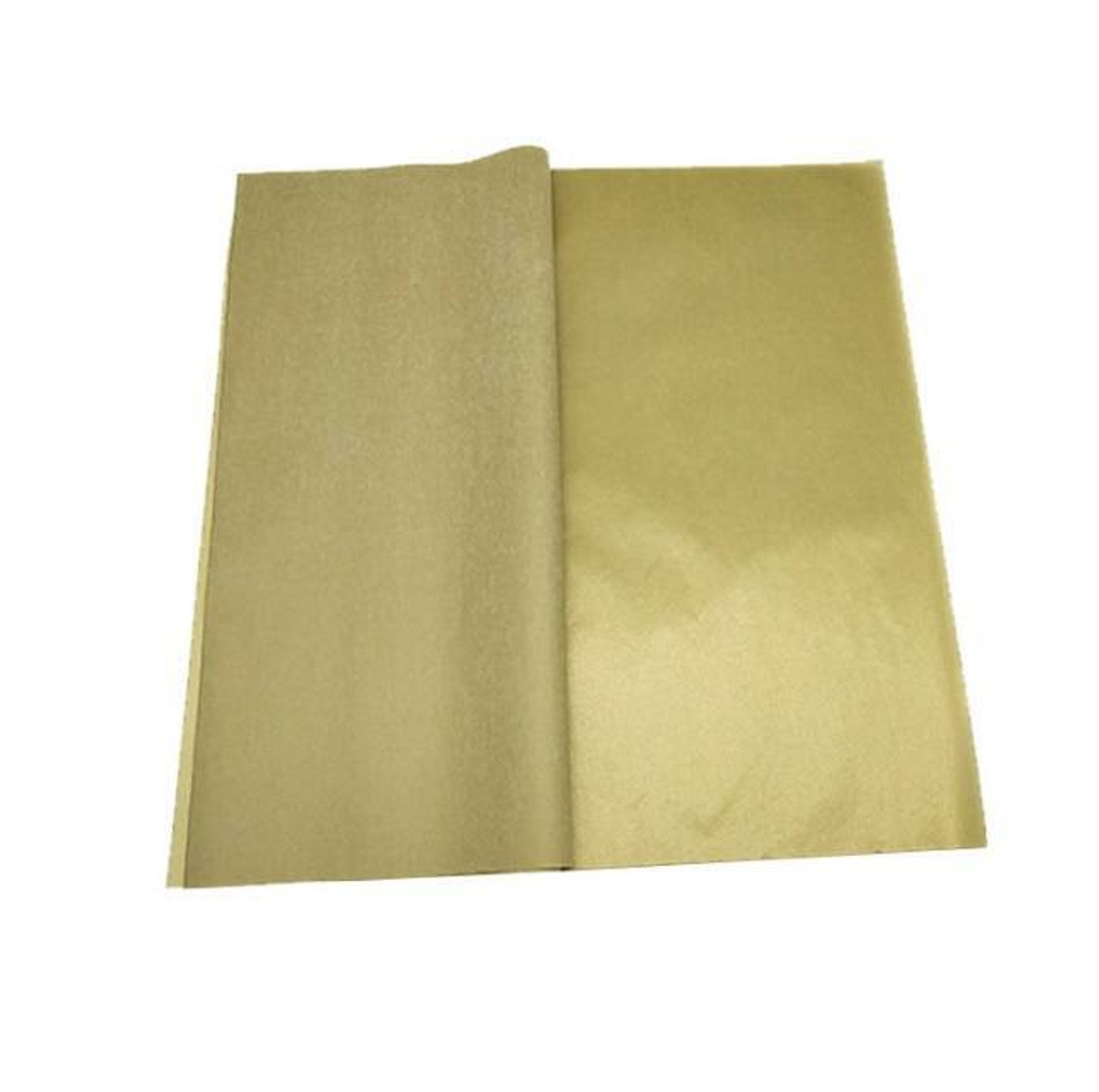 Бумага тишью 50*66 см, Золото (10шт)