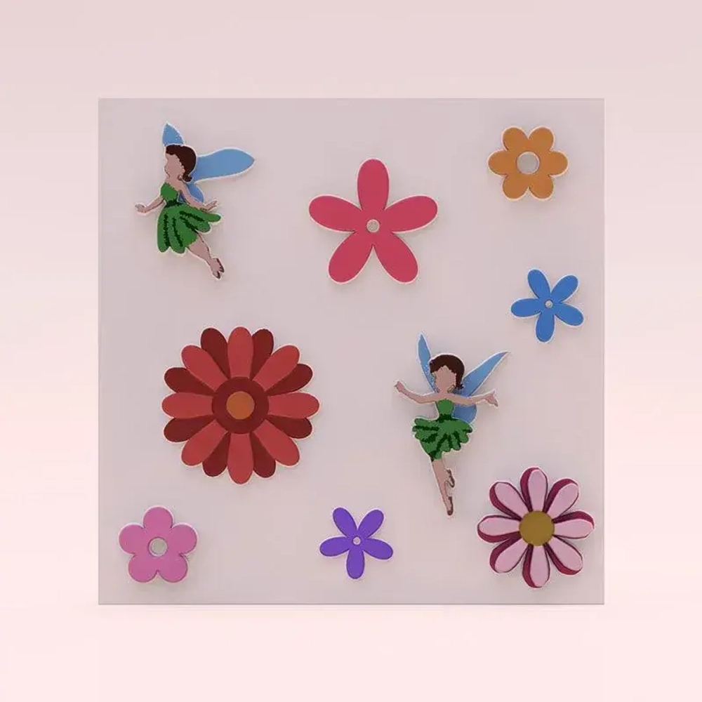 Гипсовая панель Феи