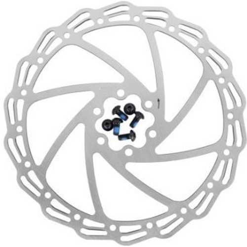 Торм. диск 6-171808 (ротор) для диск. тормоза HJ-DXR2006 203мм+6болтов нерж. сталь серебр. ALHONGA