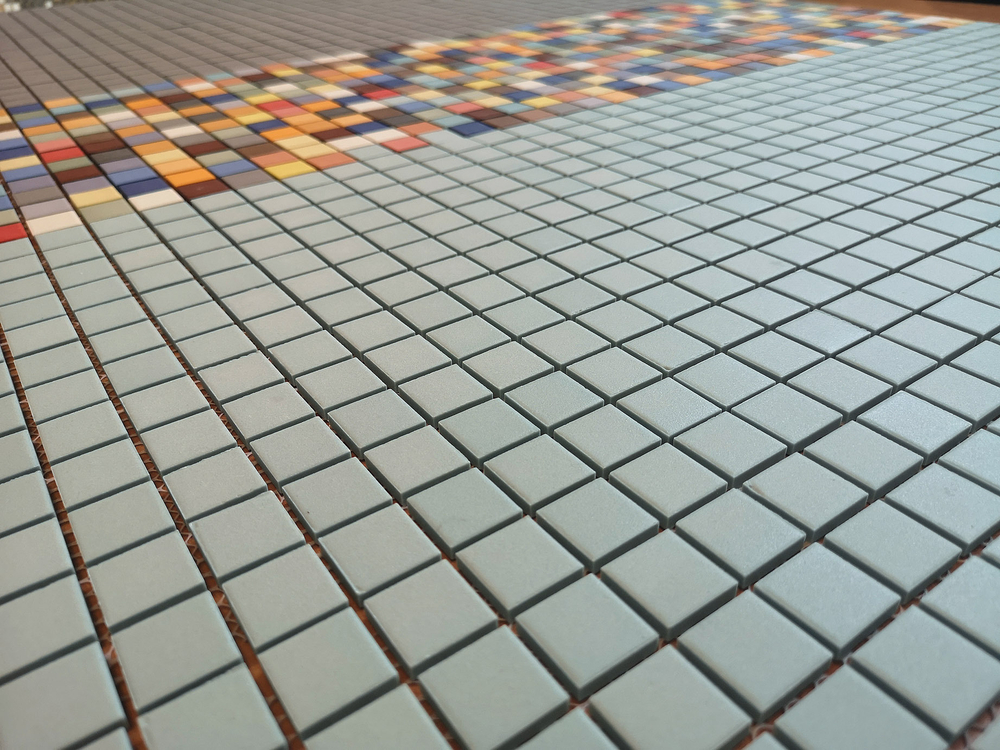 Мозаика LeeDo: Cielo blu 30х30х0,6 см (чип 23x23x6 мм) из керамогранита с прокрасом в массе