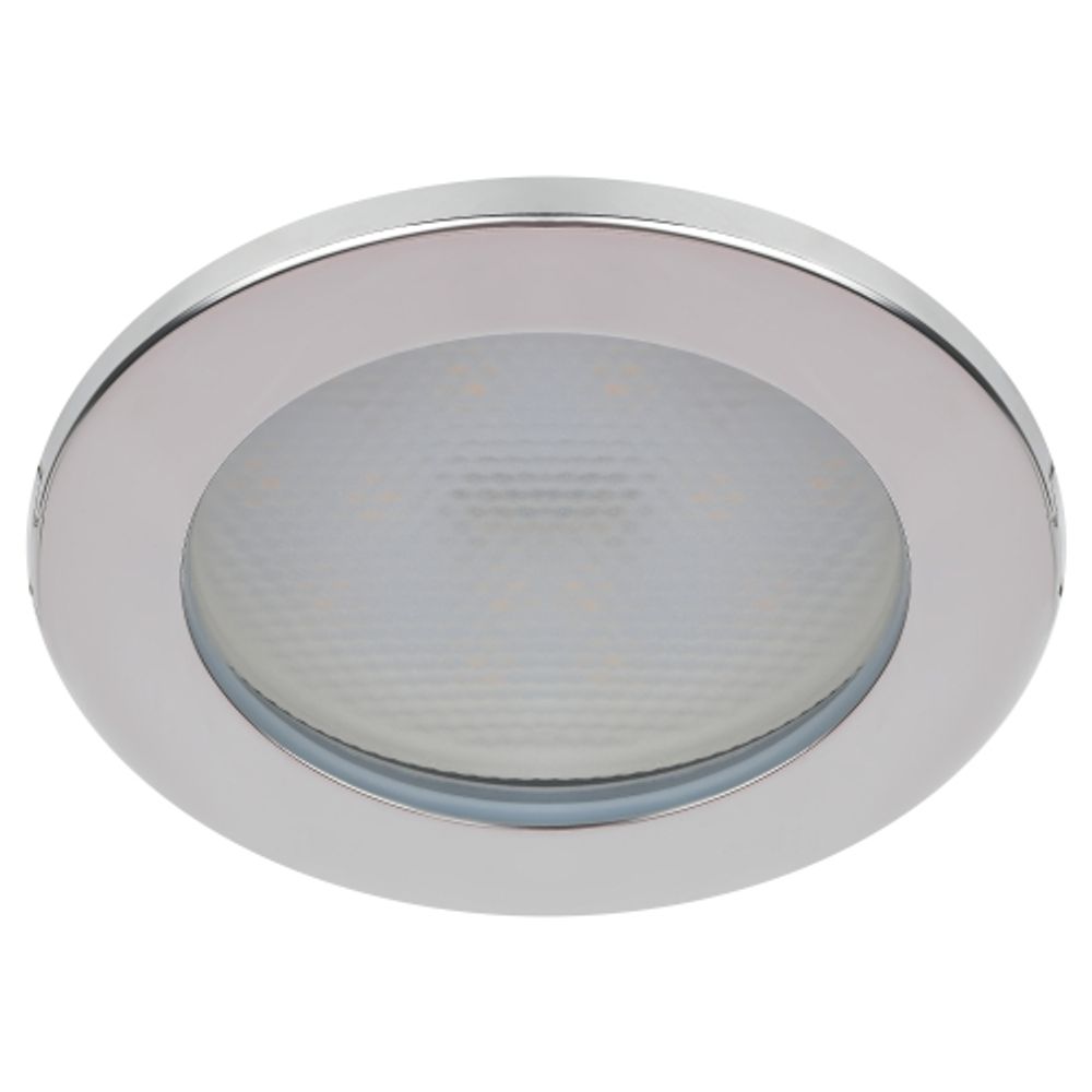 Светильник встраиваемый влагозащищенный ЭРА KL95 CH под лампу GX53 IP44 хром | 