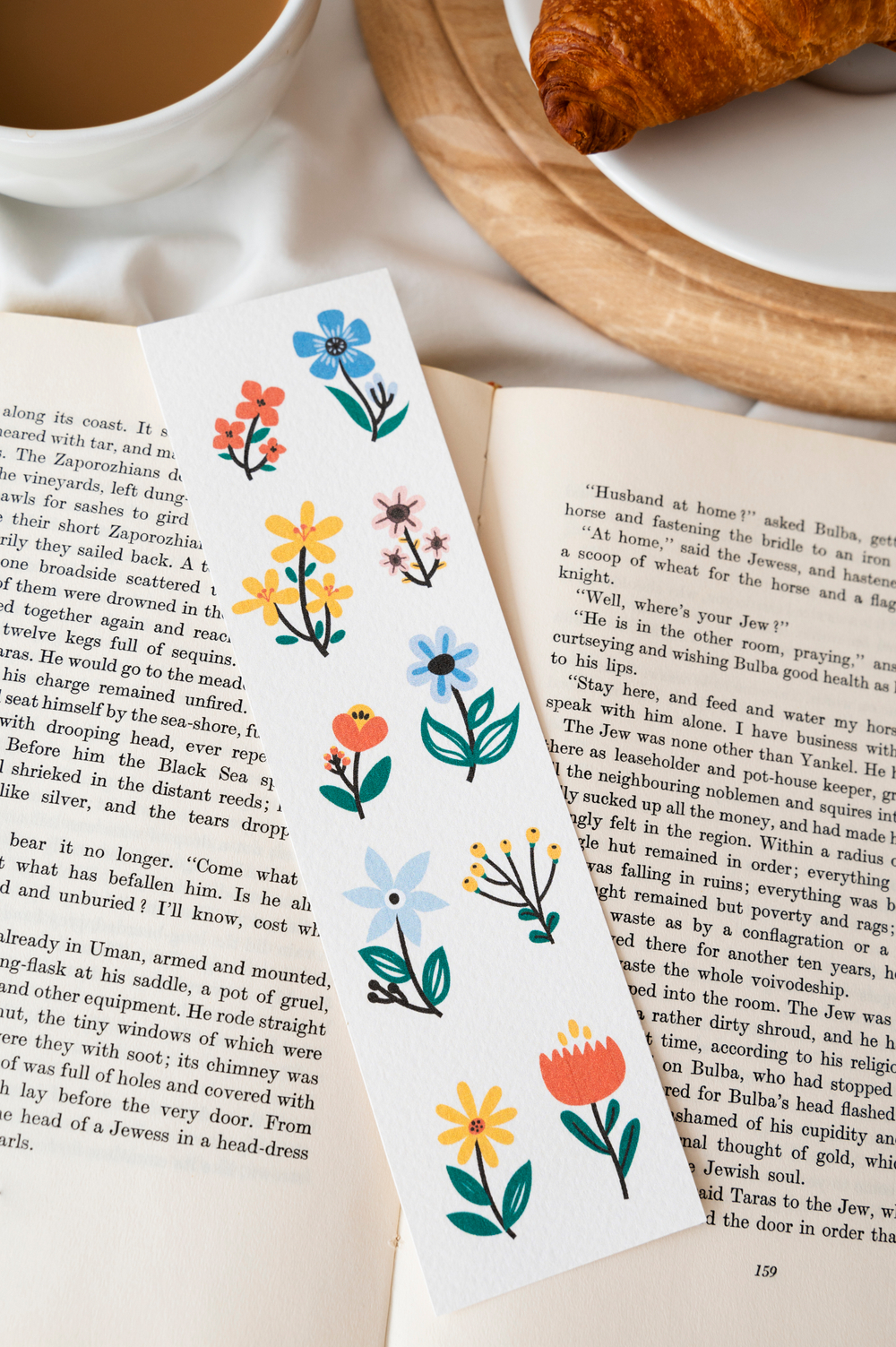 Закладка для книг "Цветики"