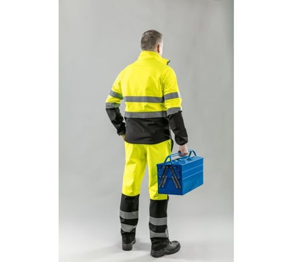 Куртка сигнальная желтая EXTER SOFTSHELL Högert, арт. HT5K335