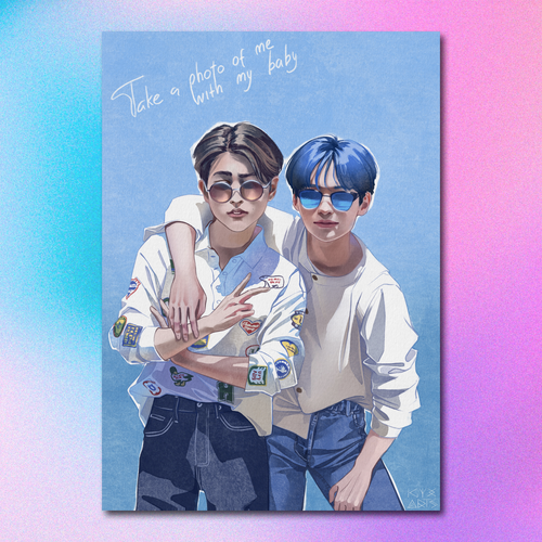 Арт принт / igyx_art / STRAY KIDS / Минсоны #12