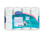 Туалетная бумага Карина Delicate Care 2-х слойная, 12 штук