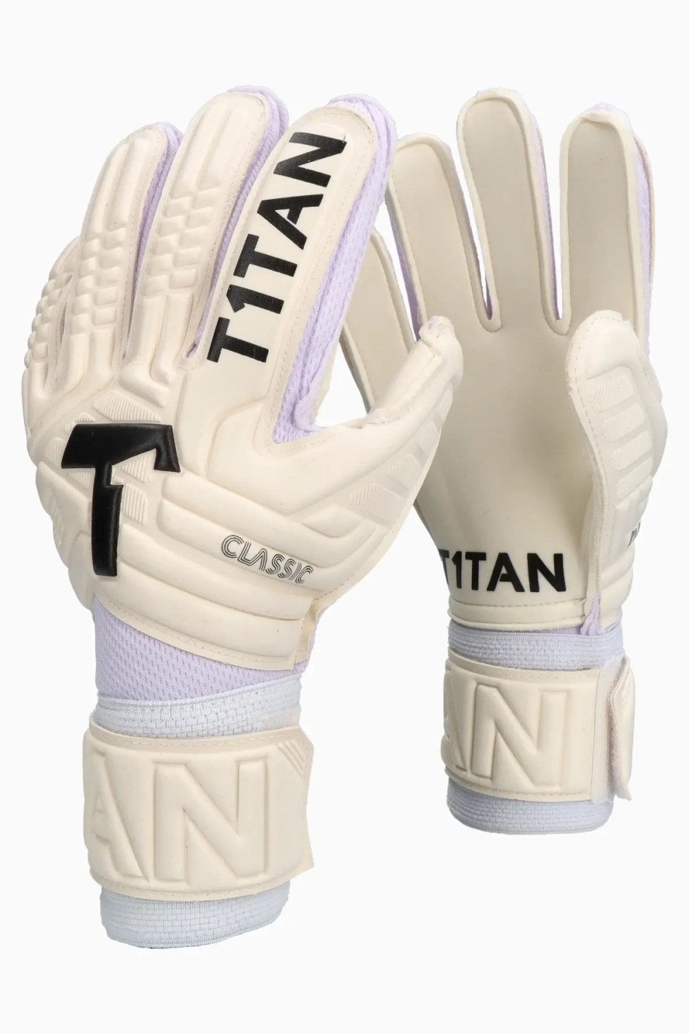 Вратарские перчатки T1TAN Classic 1.0 White-Out Junior - белый