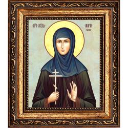 Мария Рыкова преподобномученица. Икона на холсте.