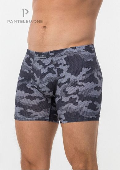 Трусы мужские боксеры удлинённые Pantelemone PMHL-1532, камуфляж серый