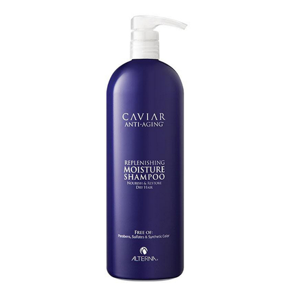 CAVIAR Anti-Aging Replenishing Moisture Shampoo/Шампунь-биоревитализация для увлажнения с морским шелком, 1000 мл