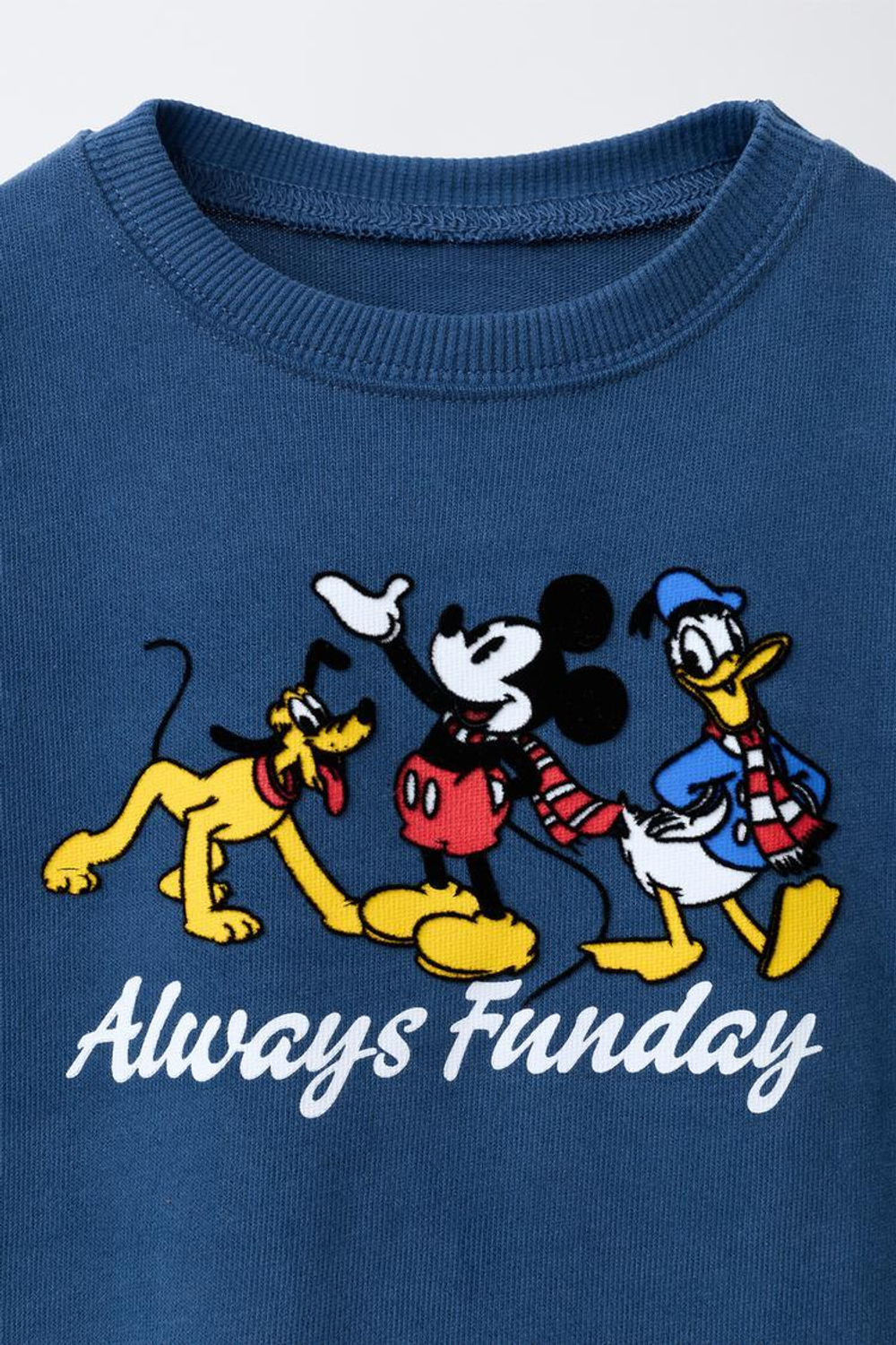 ZARA ФУТБОЛКА СРЕДНЕЙ ПЛОТНОСТИ MICKEY MOUSE AND FRIENDS © DISNEY, СИНИЙ