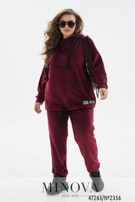 Костюм 2356-бордо Minova Фото 2