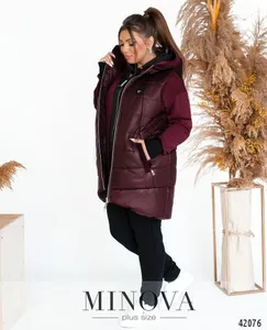 Костюм 17-229-марсала-черный Minova