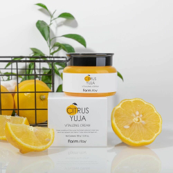 FarmStay Крем для лица освежающий с экстрактом юдзу Citrus Yuja Vitalizing Cream. Объем: 100 мл.