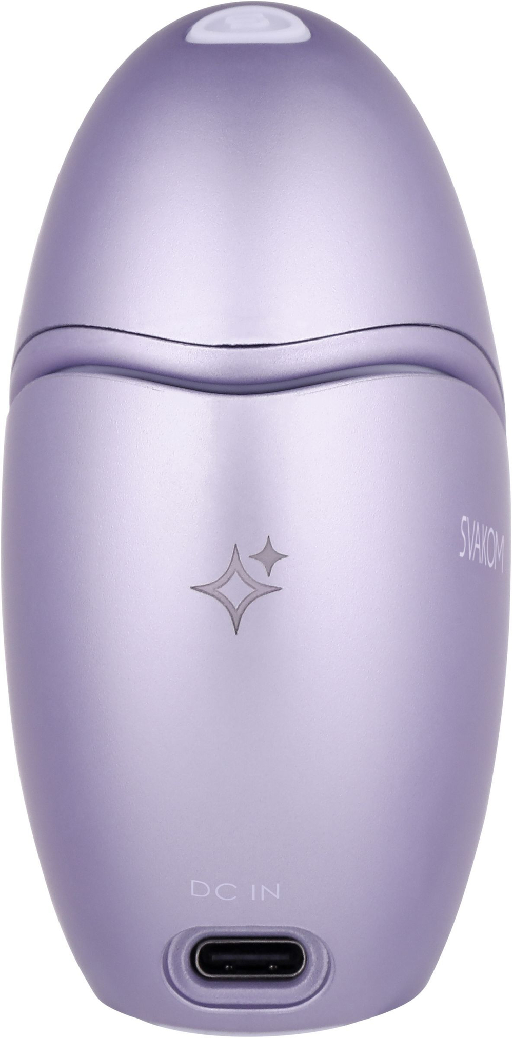 Сиреневый вакуум-волновой стимулятор Pulse Galaxie с проекцией звёздного неба