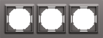 Рамка 3-я,  Wave матовый титан,  серия A07