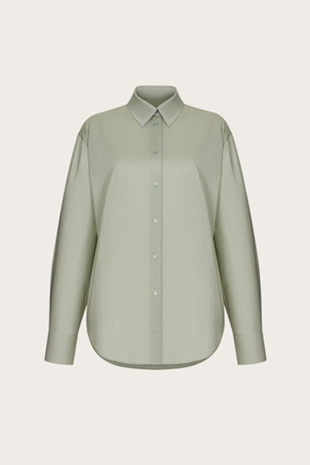 БЛУЗА ИЗ ЗЕЛЕНОГО ХЛОПКА