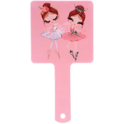 Зеркало косметическое «Коллекция ИМАНИ - БАЛЕРИНЫ», микс 4 дизайна, 23,4*12см (PVC подвес)