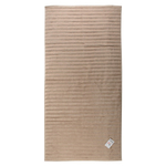 Полотенце банное waves бежевого цвета из коллекции essential, 70х140 см