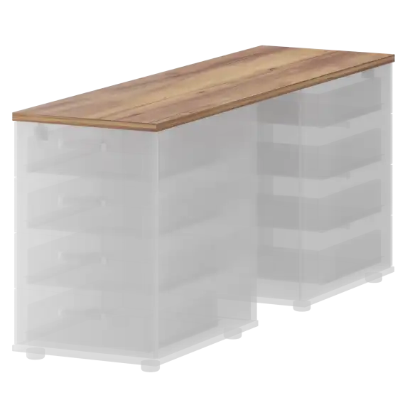 Топ единый для двух приставных тумб СМТ-4Т25-15  434x1496x25 Смарт