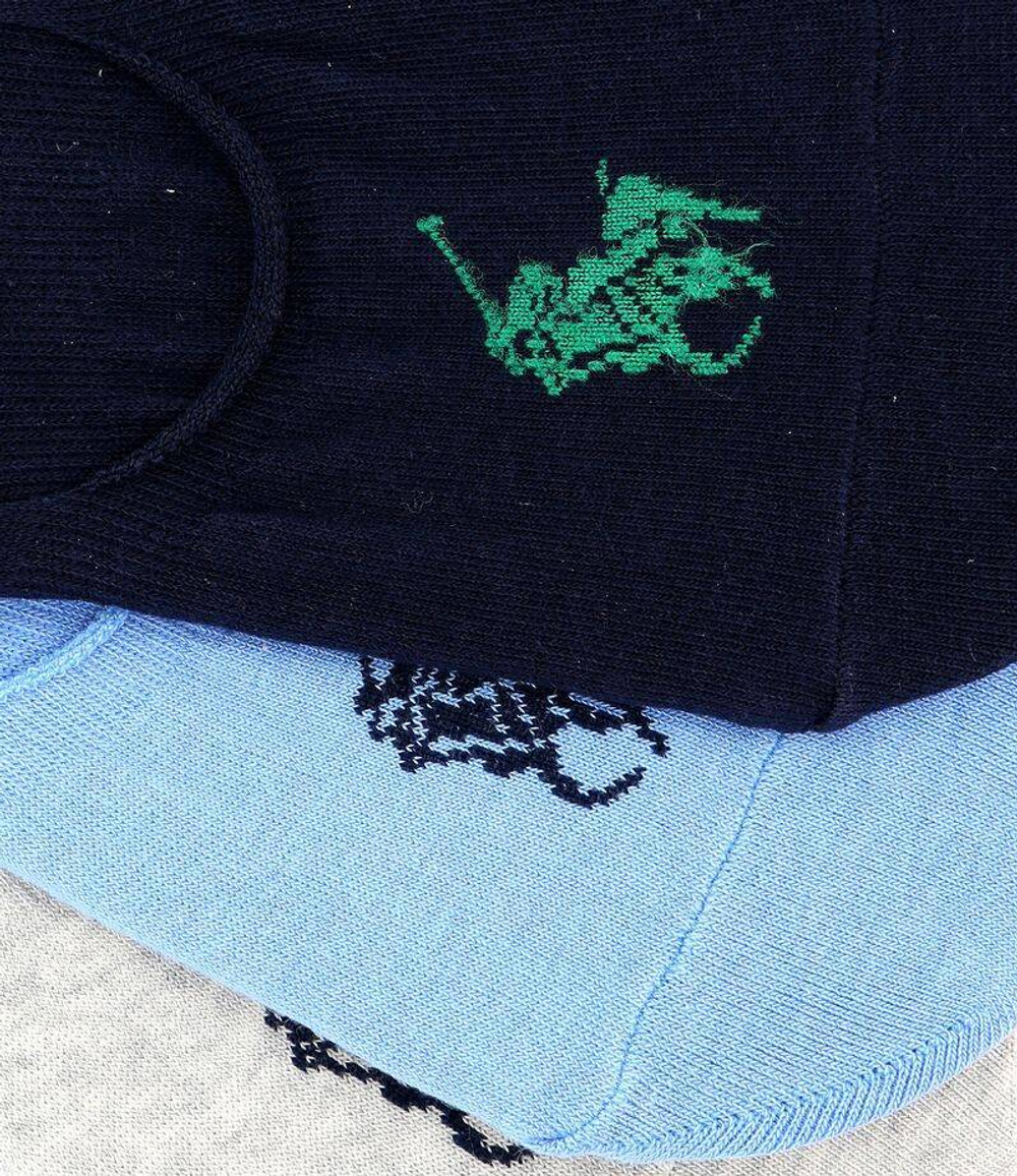 носки 3 пары POLO RALPH LAUREN - голубой(449655267)