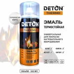 DETON THERMO  Аэрозольная эмаль алкидная ТЕРМОСТОЙКАЯ (650°С) Серебристая 520мл