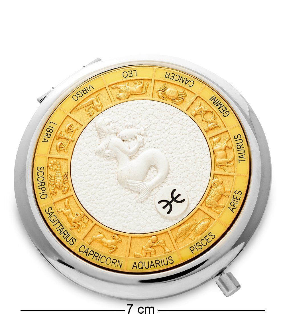 WIN- 02-11 Зеркало серебр. «Знак Зодиака - Рыбы»