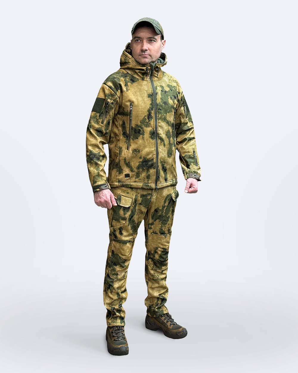 Демисезонный костюм СофтШелл "Зеленый лес"