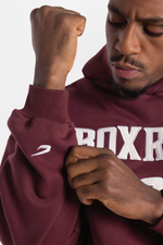 Худи BOXRAW East Street бордовое