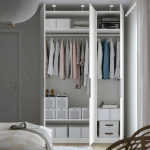 Гардероб - IKEA PAX/FORSAND/ПАКС/ФОРСАНД ИКЕА, 150x60x236 см, белый