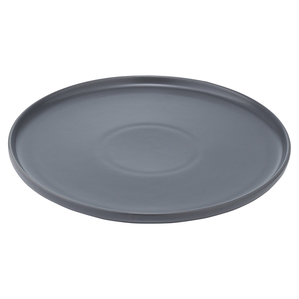 Набор из двух тарелок темно-серого цвета из коллекции essential, 25 см