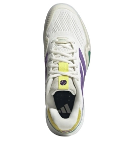 Мужские кроссовки теннисные Adidas Barricade 14 M - off white/active purple/cloud white