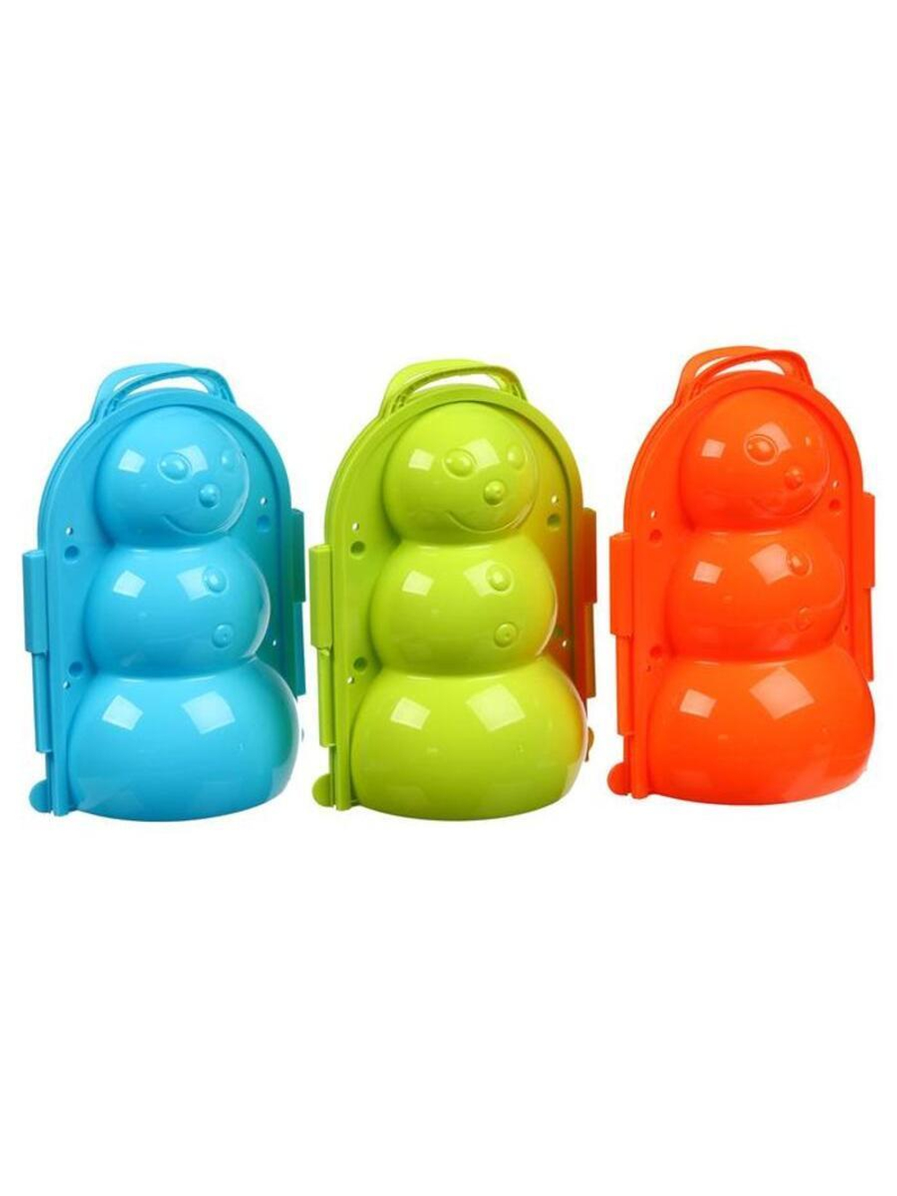 Снежкодел 220мм "Снеговик" в сетке, микс (Арт. СЛ-1556)