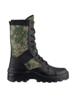 Берцы кожанные со вставками