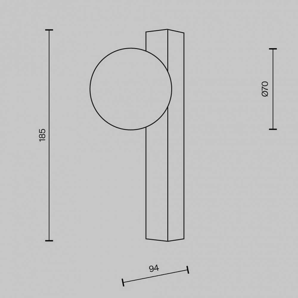 Бра Maytoni Yora MOD464WL-L3BS3K