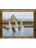 Картина маслом Нева Анненков