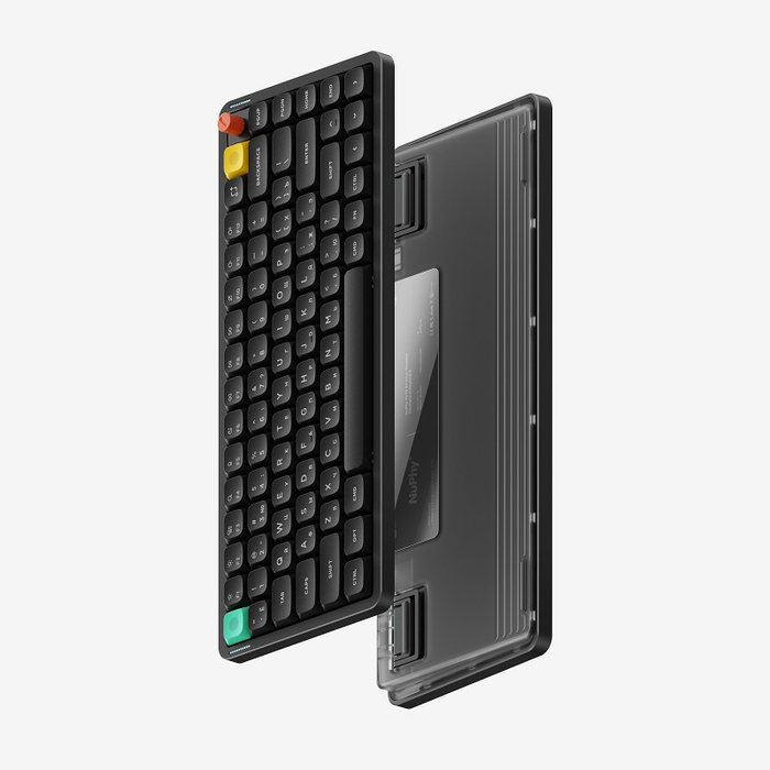 Беспроводная ультратонкая механическая клавиатура Nuphy AIR75v3 Nebula Dark, RGB, Hot Swap, Red Nano Switch, NuPhy IO 2.0 (AIR75v3-ND-RN)