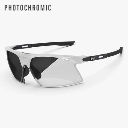 Спортивные очки Scicon Aerobeam Titanium Sunglasses White Matt Photochromic Grey