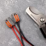 Универсальная клемма СМК 222-412, 2-проводная серая 0,08-2,5/4 мм² (блистер 10 шт./уп.) REXANT