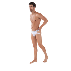 Мужские трусы джоки белые Clever VENTURE JOCKSTRAP 087901