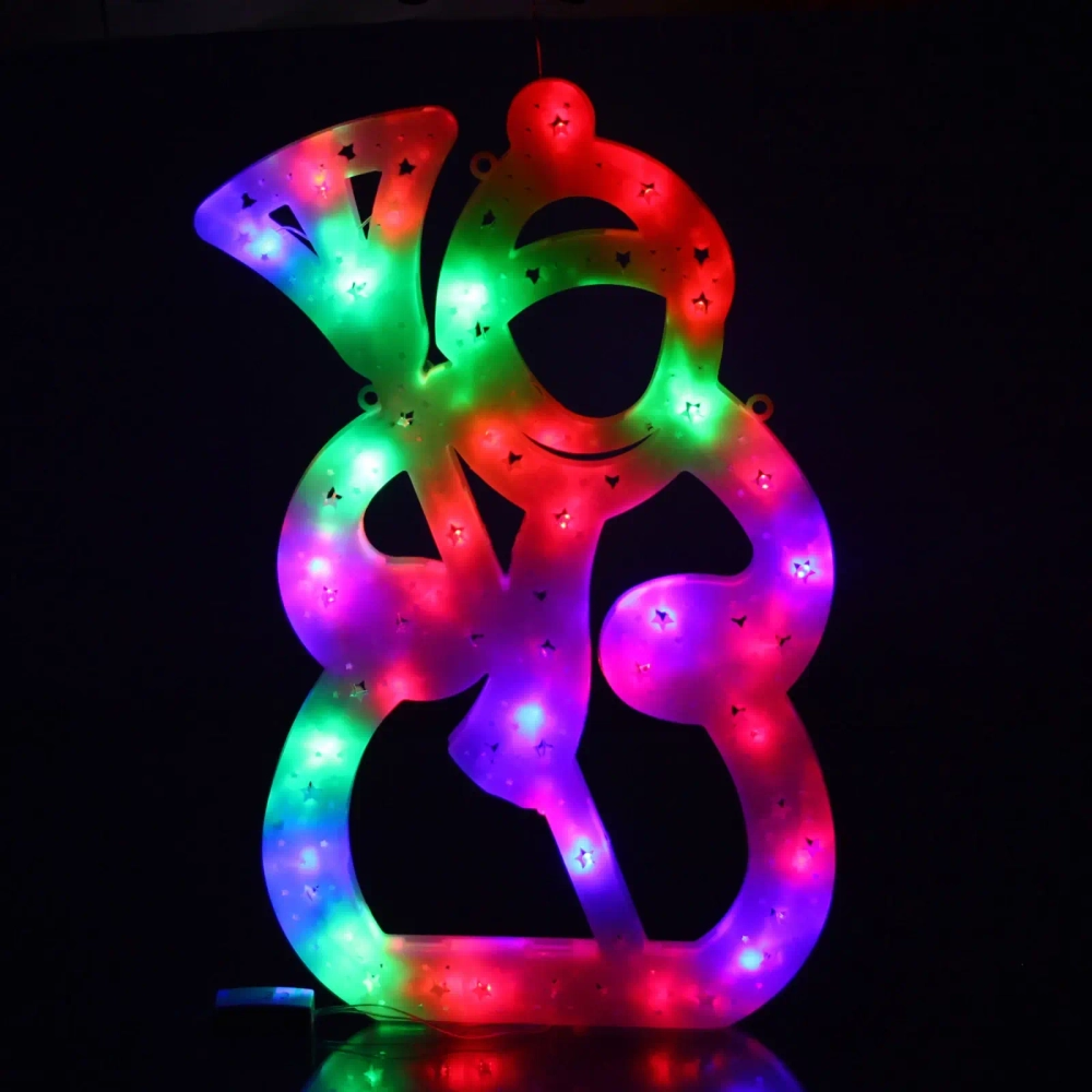 Фигура светодиодная 40см,»Снеговик» мультицвет